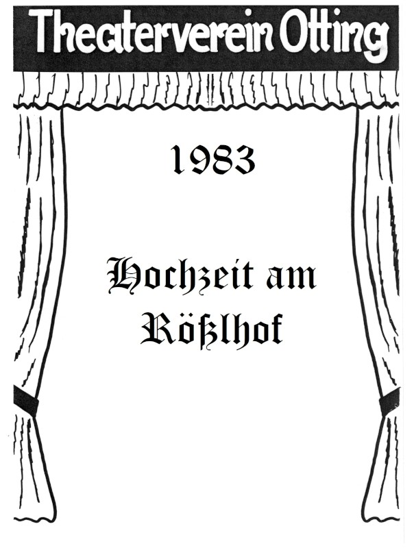 1983 Hochzeit am Rößlhof