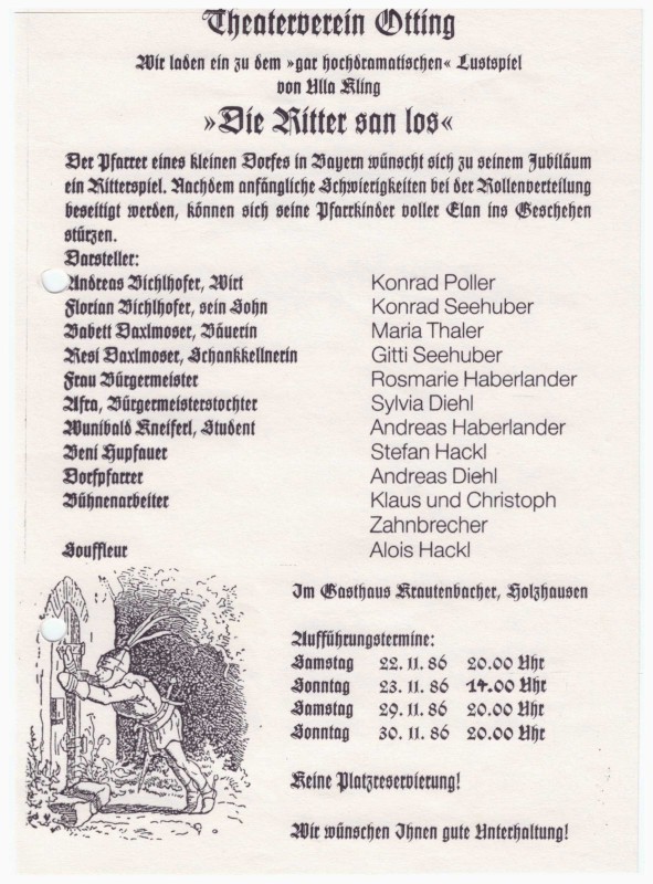1986 Die Ritter san los