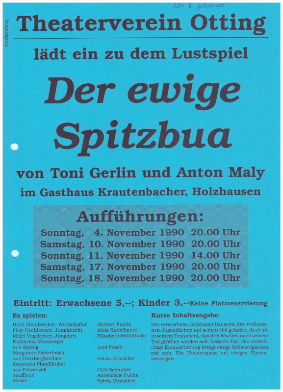 1990 Der ewige Spitzbua