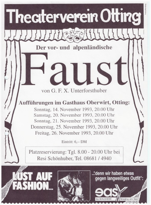 1993 Der vor- und alpenländische Faust
