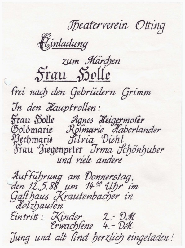 1988 Frau Holle