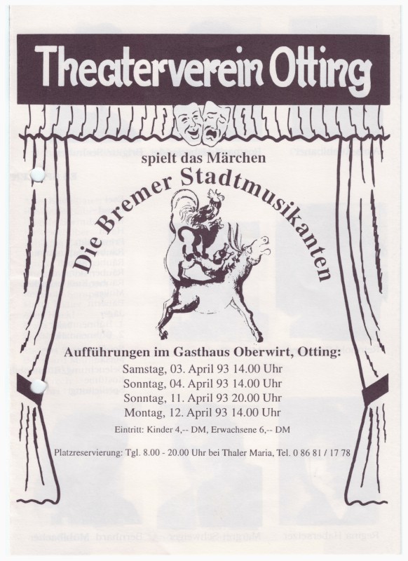 1993 Die Bremer Stadtmusikanten