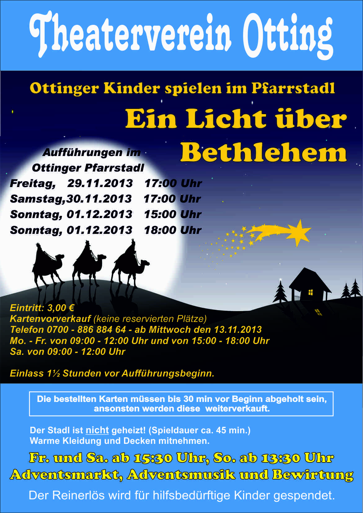 2013 Ein Licht über Bethlehem