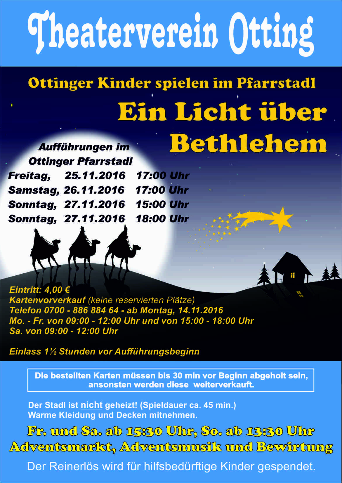2016 Ein Licht über Bethlehem